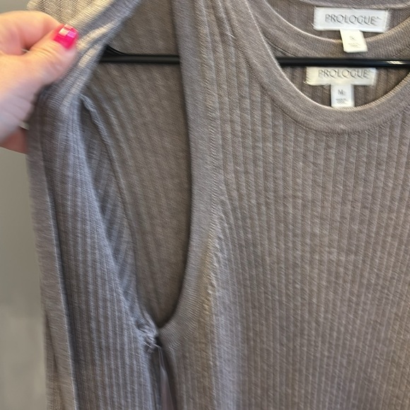 Prologue tank sweater dress M with long matching cardigan S - Picture 3 of 6